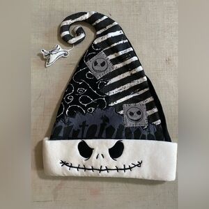 Disney Jack skeleton Christmas hat with dangling zero never worn, no tag